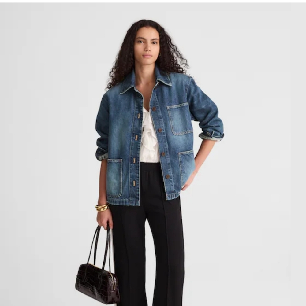 Madewell Relaxed Chore Jacket Greendale Wash NWT Xs